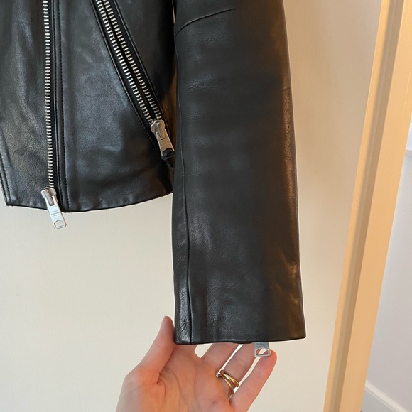 AllSaints Dalby Leather Jacket - Picture 4 of 8